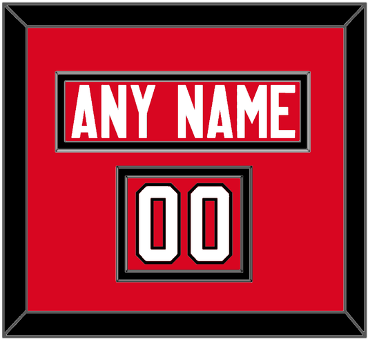 Canada Men’s Hockey Nameplate & Number (Shoulder) - 2014 Olympics Road Red - Signature Tier 2