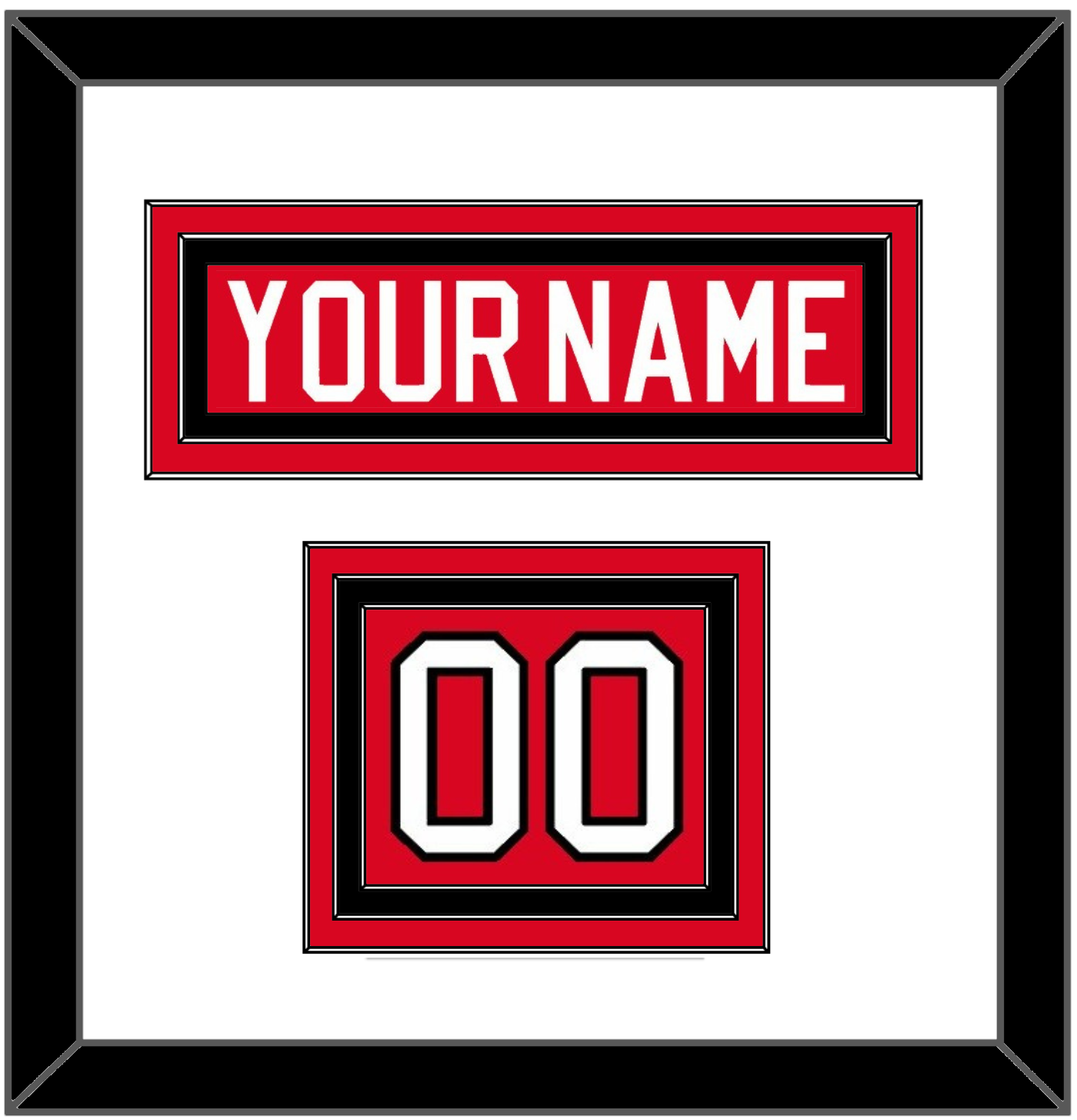 Canada Men’s Hockey Nameplate & Number (Shoulder) - 2010 Olympics - Premier Tier 1