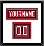 Canada Men’s Hockey Nameplate & Number (Shoulder) - 2010 Olympics - Triple Mat 1