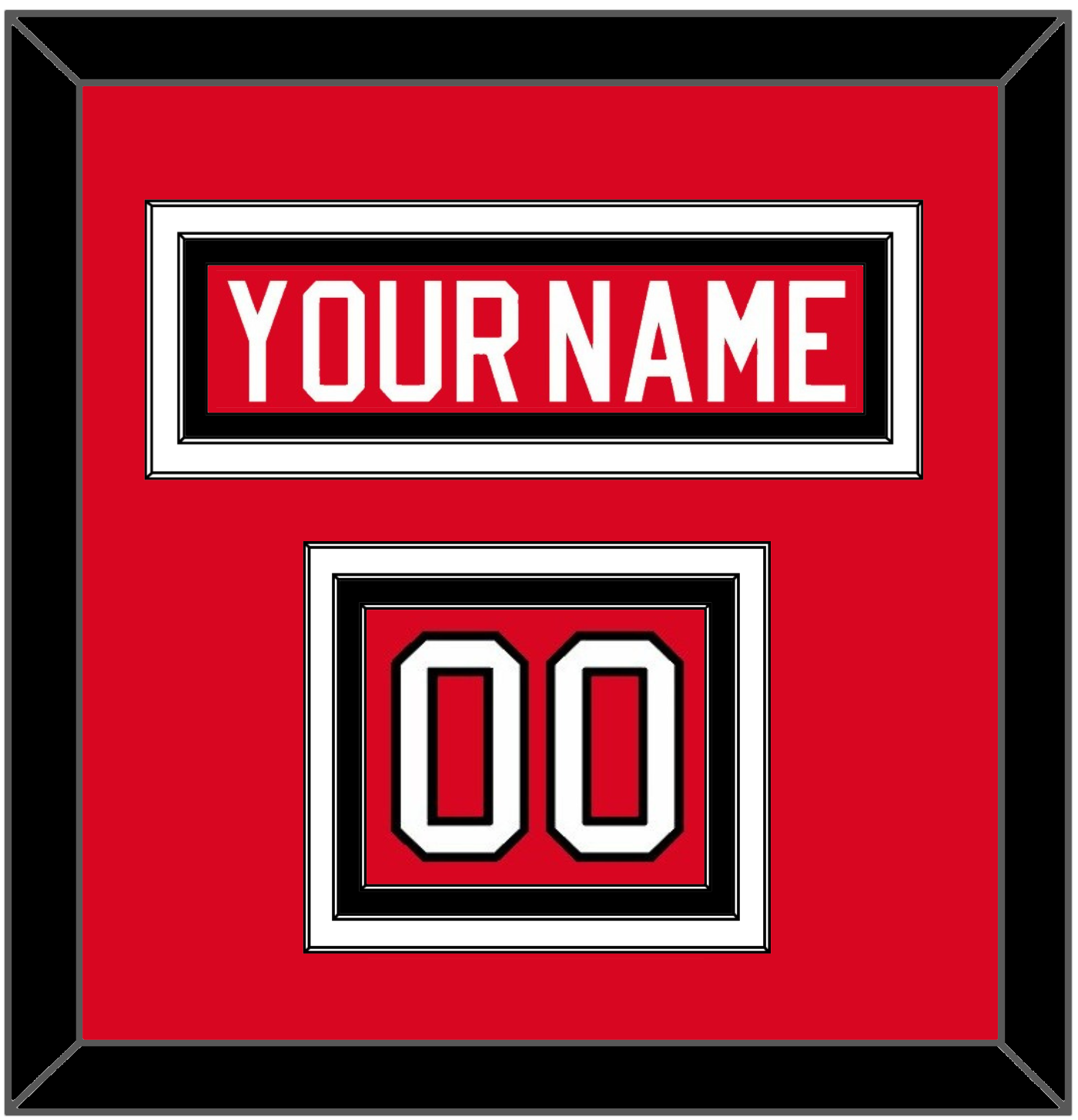 Canada Men’s Hockey Nameplate & Number (Shoulder) - 2010 Olympics - Premier Tier 2