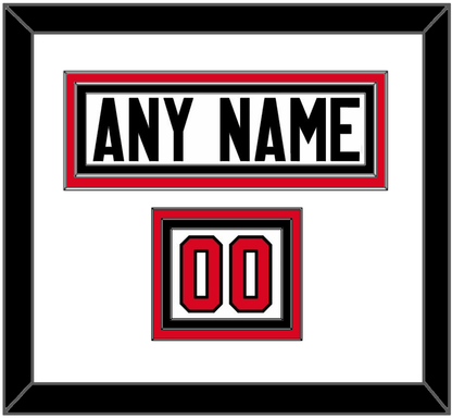 Canada Men’s Hockey Nameplate & Number (Shoulder) - 2014 Olympics Home White - Premier Tier 1