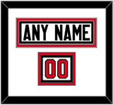 Canada Men’s Hockey Nameplate & Number (Shoulder) - 2014 Olympics Home White - Triple Mat 1