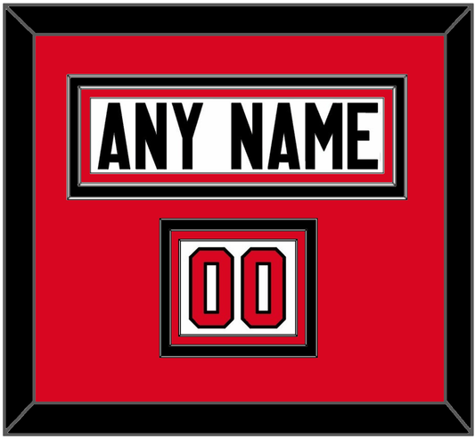Canada Men’s Hockey Nameplate & Number (Shoulder) - 2014 Olympics Home White - Premier Tier 2