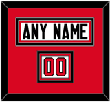 Canada Men’s Hockey Nameplate & Number (Shoulder) - 2014 Olympics Home White - Triple Mat 2