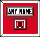 Canada Men’s Hockey Nameplate & Number (Shoulder) - 2014 Olympics Home White - Triple Mat 2