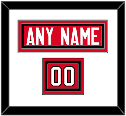 Canada Men’s Hockey Nameplate & Number (Shoulder) - 2014 Olympics Road Red - Premier Tier 1