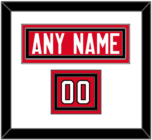 Canada Men’s Hockey Nameplate & Number (Shoulder) - 2014 Olympics Road Red - Premier Tier 1