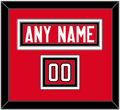 Canada Men’s Hockey Nameplate & Number (Shoulder) - 2014 Olympics Road Red - Premier Tier 2