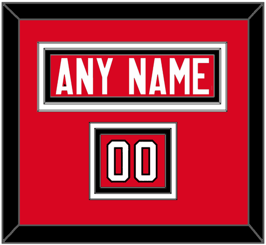 Canada Men’s Hockey Nameplate & Number (Shoulder) - 2014 Olympics Road Red - Premier Tier 2