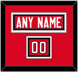 Canada Men’s Hockey Nameplate & Number (Shoulder) - 2014 Olympics Road Red - Triple Mat 2