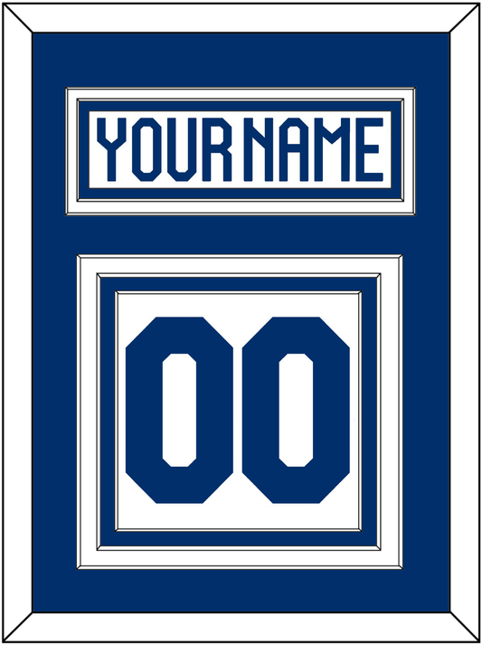 Finland Men's Hockey Nameplate & Number (Back) - 2022 IIHF Home White - Premier Tier 1