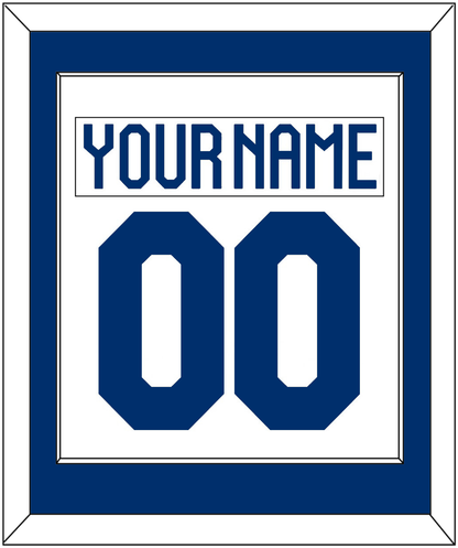 Finland Men's Hockey Nameplate & Number (Back) Combined - 2022 IIHF Home White - Essential Tier 1