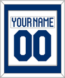 Finland Men's Hockey Nameplate & Number (Back) Combined - 2022 IIHF Home White - Single Mat 1