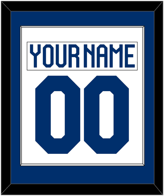 Finland Men's Hockey Nameplate & Number (Back) Combined - 2022 IIHF Home White - Essential Tier 1