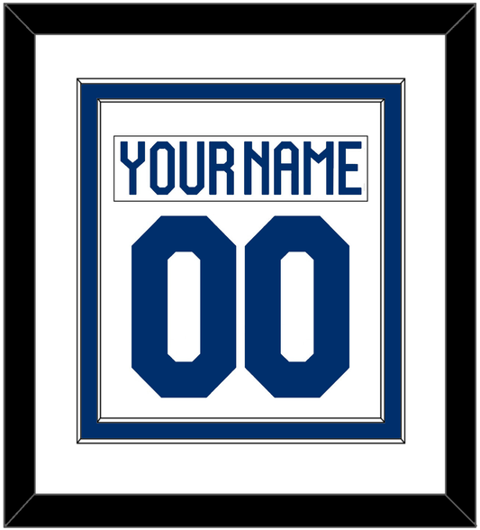 Finland Men's Hockey Nameplate & Number (Back) Combined - 2022 IIHF Home White - Signature Tier 1