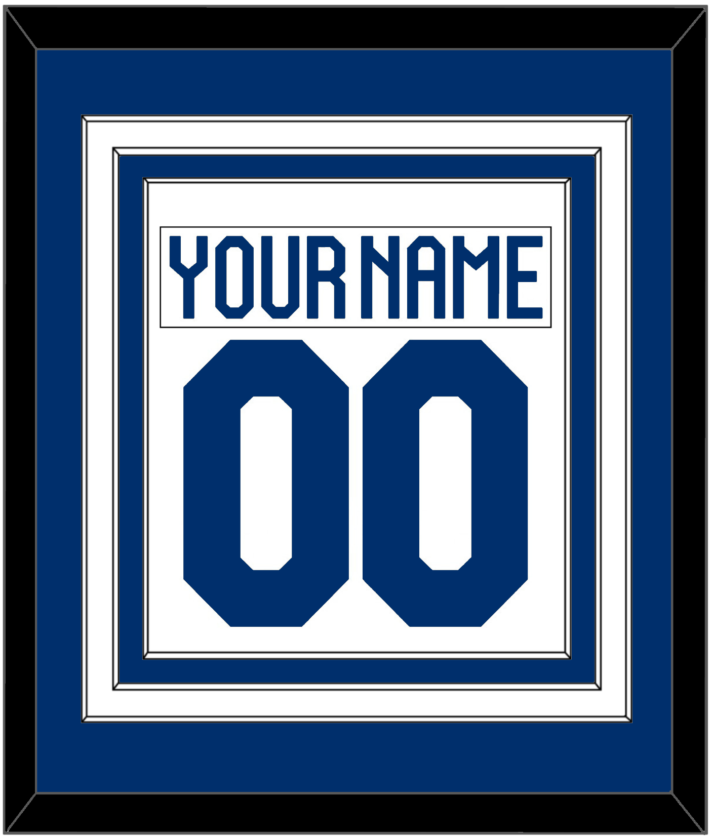 Finland Men's Hockey Nameplate & Number (Back) Combined - 2022 IIHF Home White - Premier Tier 1