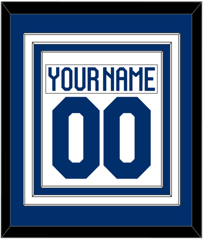 Finland Men's Hockey Nameplate & Number (Back) Combined - 2022 IIHF Home White - Premier Tier 1