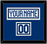 Finland Men’s Hockey Nameplate & Number (Shoulder) - 2022 IIHF Home White - Triple Mat 2