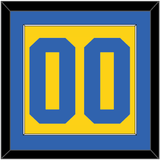 Sweden Men’s Hockey Number - 2006 Olympics Home Gold - Single Mat 2