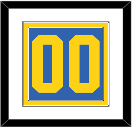 Sweden Men’s Hockey Number - 2006 Olympics Road Blue - Signature Tier 1