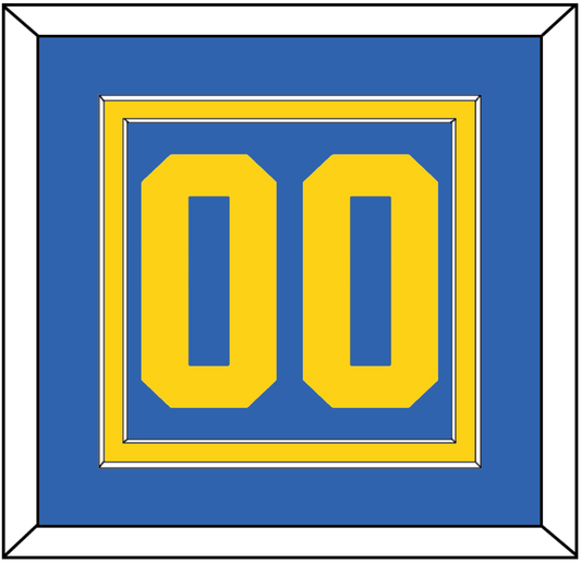Sweden Men’s Hockey Number - 2006 Olympics Road Blue - Signature Tier 2