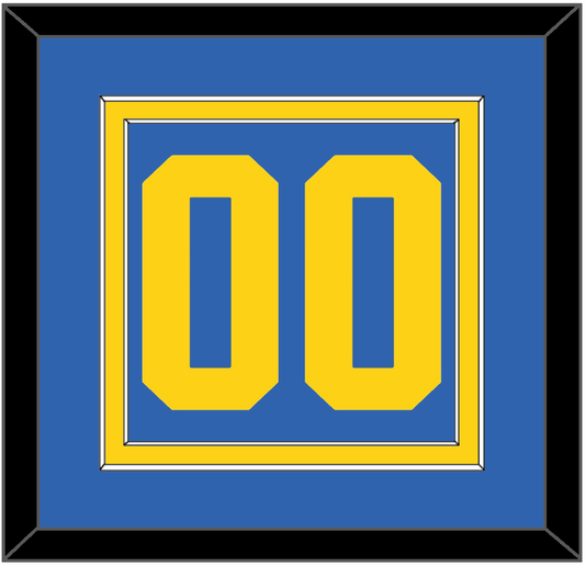 Sweden Men’s Hockey Number - 2006 Olympics Road Blue - Signature Tier 2