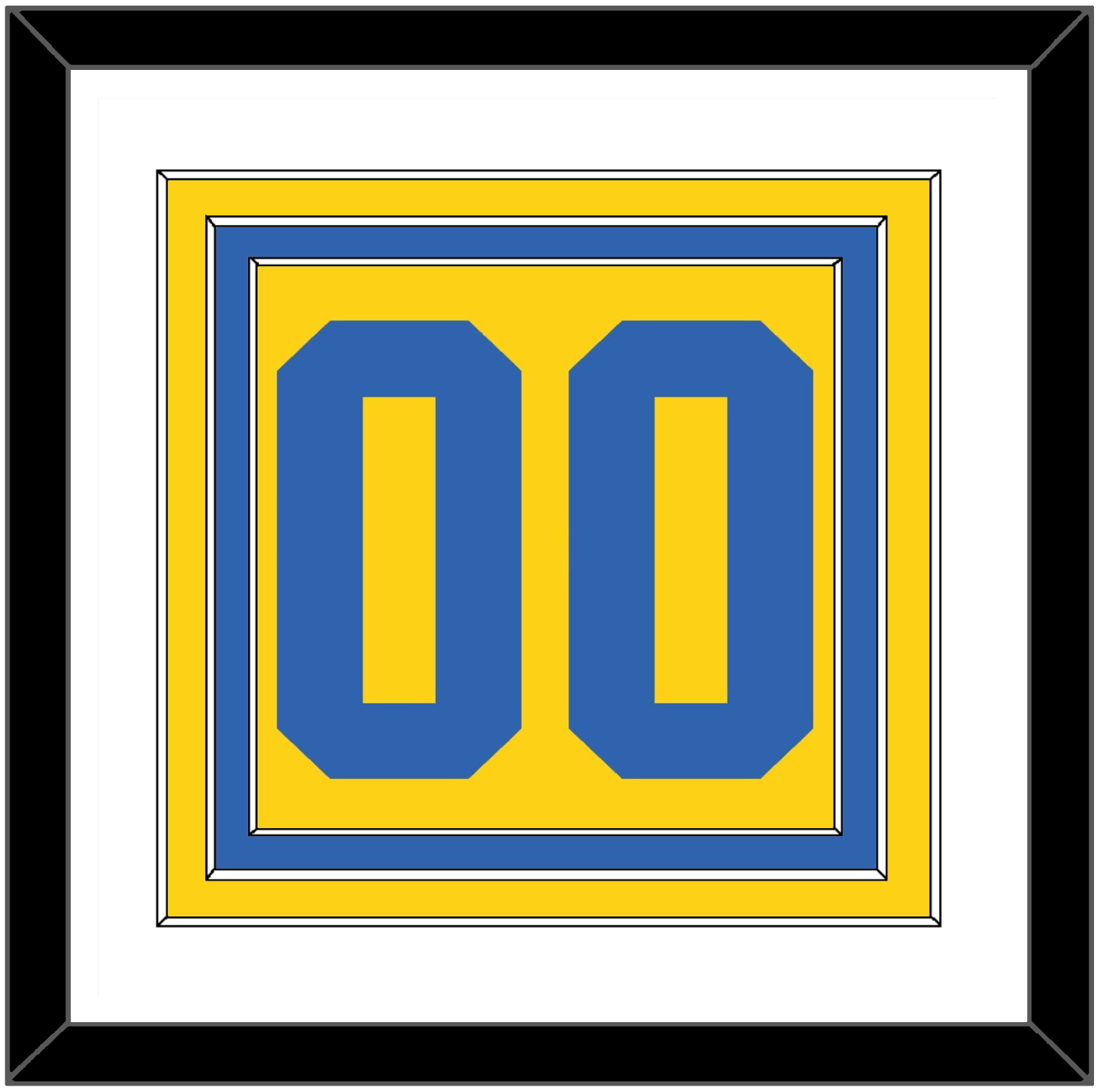 Sweden Men’s Hockey Number - 2006 Olympics Home Gold - Premier Tier 1