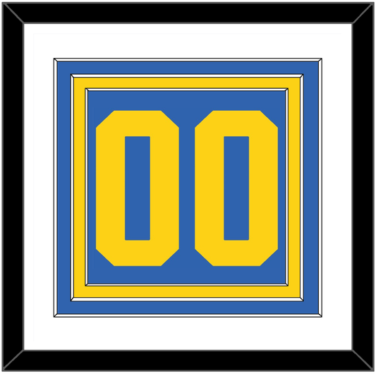 Sweden Men’s Hockey Number - 2006 Olympics Road Blue - Premier Tier 1