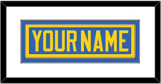 Sweden Men’s Hockey Nameplate - 2006 Olympics Road Blue - Signature Tier 1