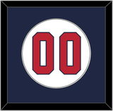 United States Baseball Number - 2020/2021 Olympics Home White - Single Mat 1