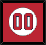 United States Baseball Number - 2020/2021 Olympics Home White - Single Mat 2