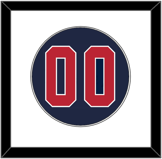 United States Baseball Number - 2020/2021 Olympics Alternate Blue - Essential Tier 1
