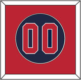 United States Baseball Number - 2020/2021 Olympics Alternate Blue - Single Mat 2