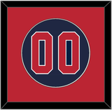 United States Baseball Number - 2020/2021 Olympics Alternate Blue - Single Mat 2