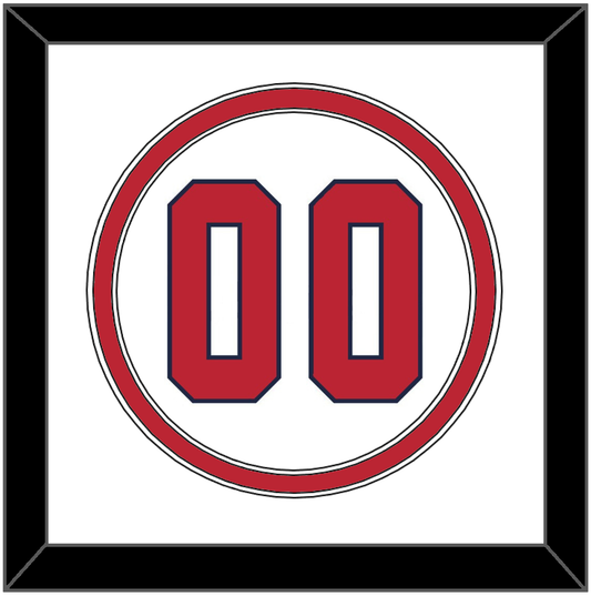 United States Baseball Number - 2020/2021 Olympics Home White - Signature Tier 2