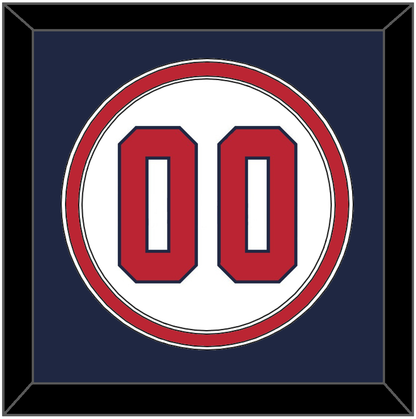 United States Baseball Number - 2020/2021 Olympics Home White - Signature Tier 3