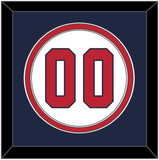 United States Baseball Number - 2020/2021 Olympics Home White - Double Mat 3