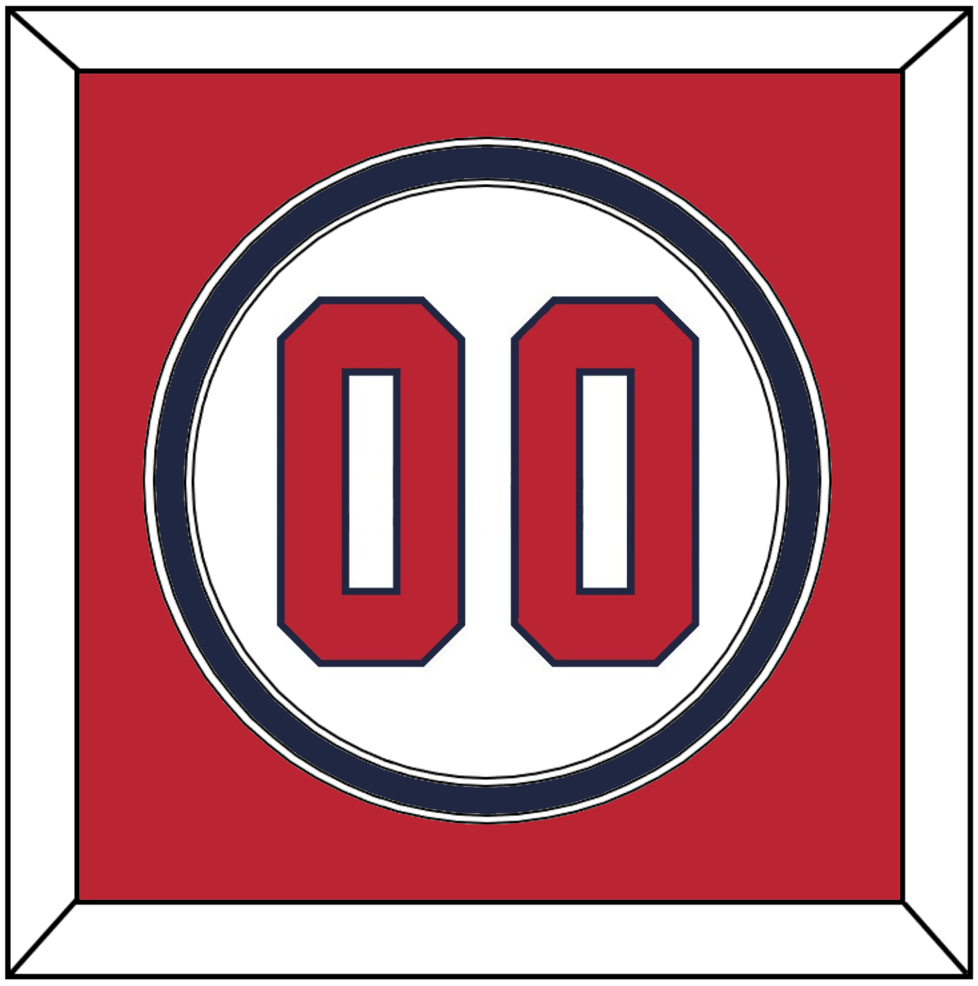 United States Baseball Number - 2020/2021 Olympics Home White - Signature Tier 4