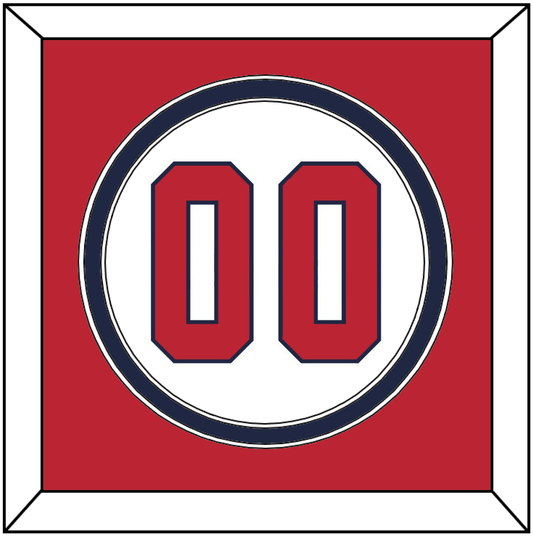 United States Baseball Number - 2020/2021 Olympics Home White - Signature Tier 4