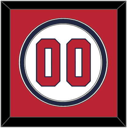 United States Baseball Number - 2020/2021 Olympics Home White - Signature Tier 4