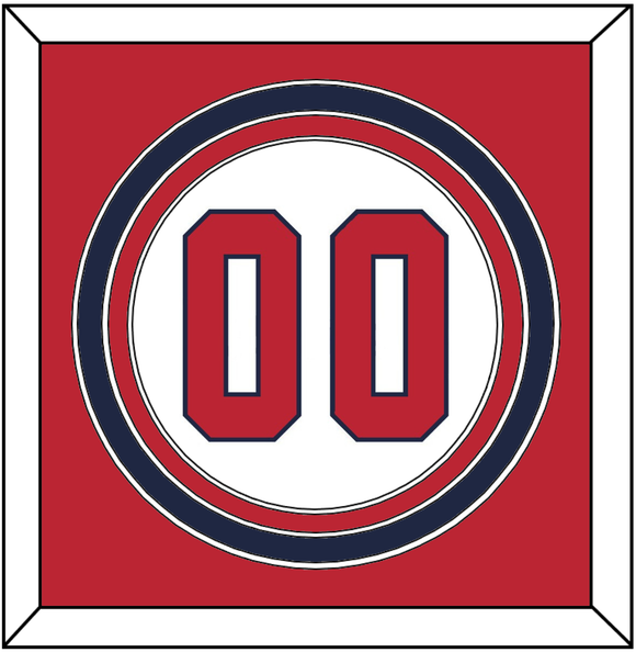 United States Baseball Number - 2020/2021 Olympics Home White - Triple Mat 3