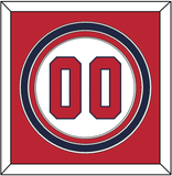 United States Baseball Number - 2020/2021 Olympics Home White - Triple Mat 3