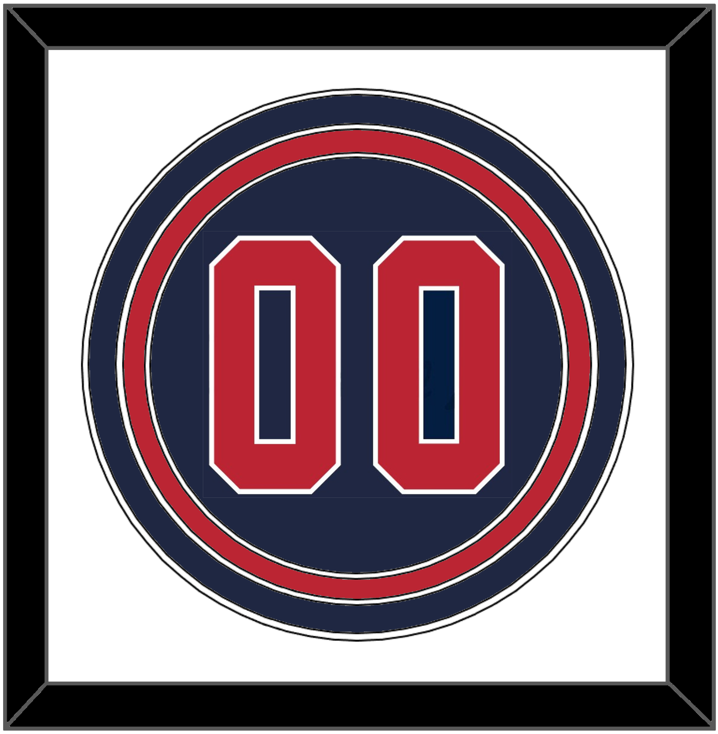 United States Baseball Number - 2020/2021 Olympics Alternate Blue - Premier Tier 1
