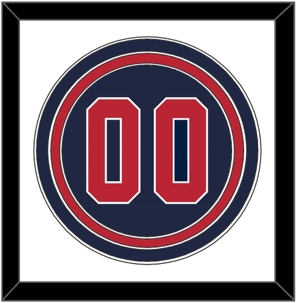 United States Baseball Number - 2020/2021 Olympics Alternate Blue - Premier Tier 1