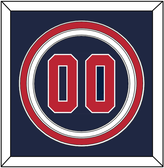 United States Baseball Number - 2020/2021 Olympics Alternate Blue - Premier Tier 2