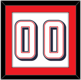 United States Men’s Basketball Number - 2024 Olympics Home White - Single Mat 2