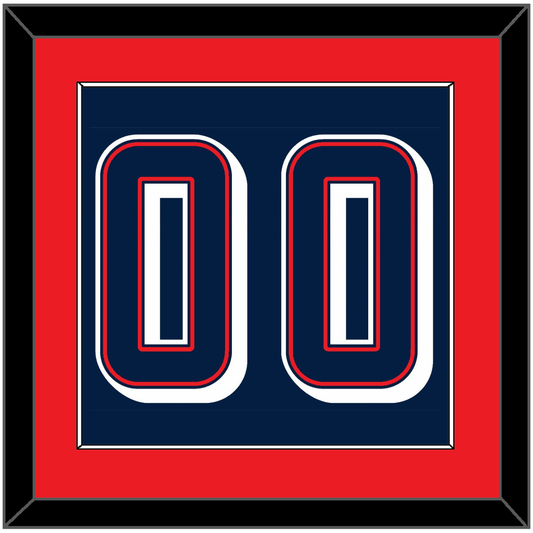 United States Men’s Basketball Number - 2024 Olympics Road Blue - Essential Tier 2