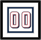 United States Men’s Basketball Number - 2024 Olympics Home White - Double Mat 1