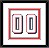 United States Men’s Basketball Number - 2024 Olympics Home White - Double Mat 2