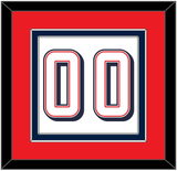 United States Men’s Basketball Number - 2024 Olympics Home White - Double Mat 4